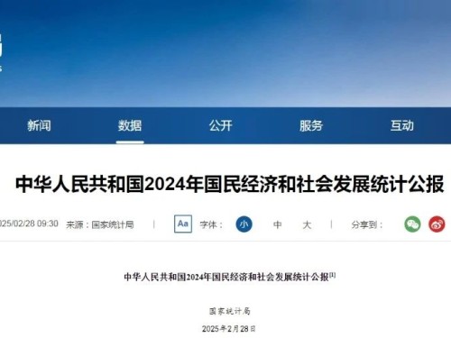 最新！國(guó)家統(tǒng)計(jì)局：2024年建筑業(yè)增加值89949億元！